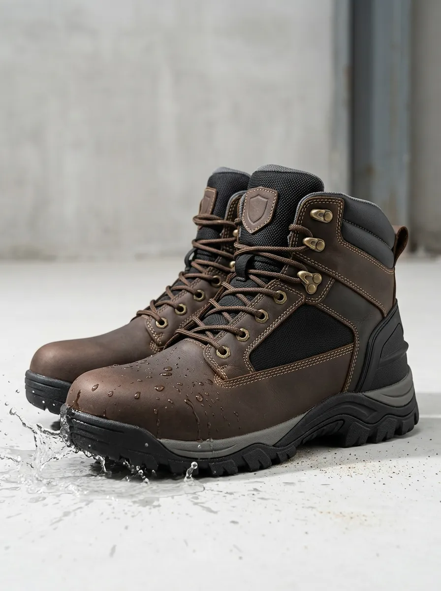 Functional Outdoor Collection Men' Waterproof Work Boots