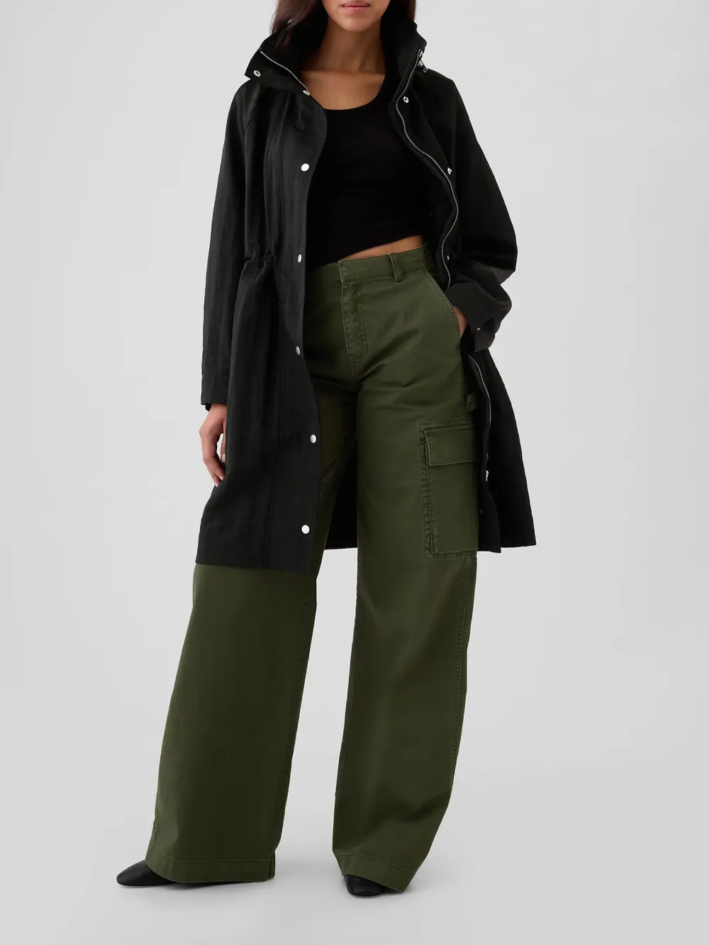 Smooth Hooded Jacket