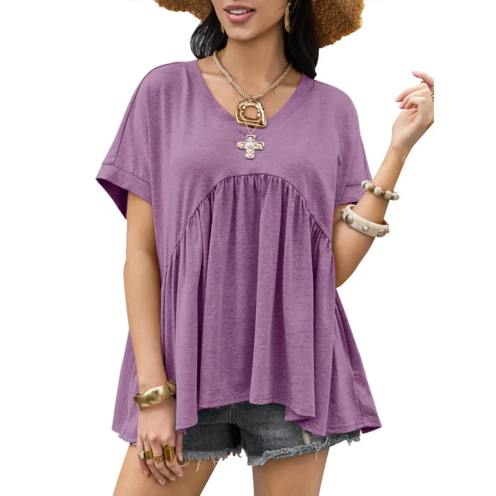Women's Summer Peplum Top