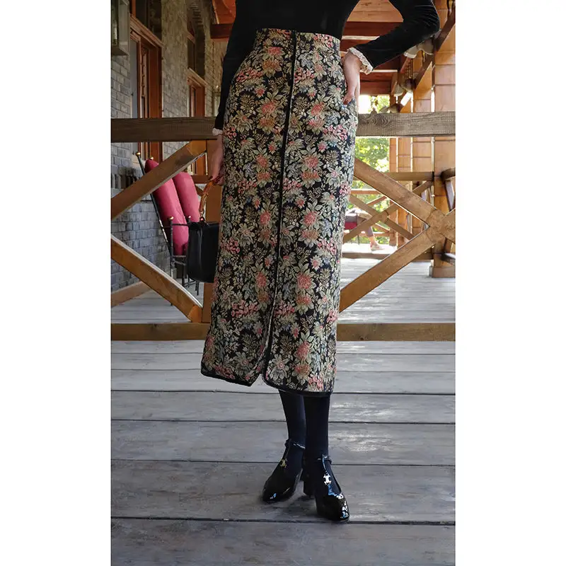 Subtle Office Everyday Casual Polyester Skirt
