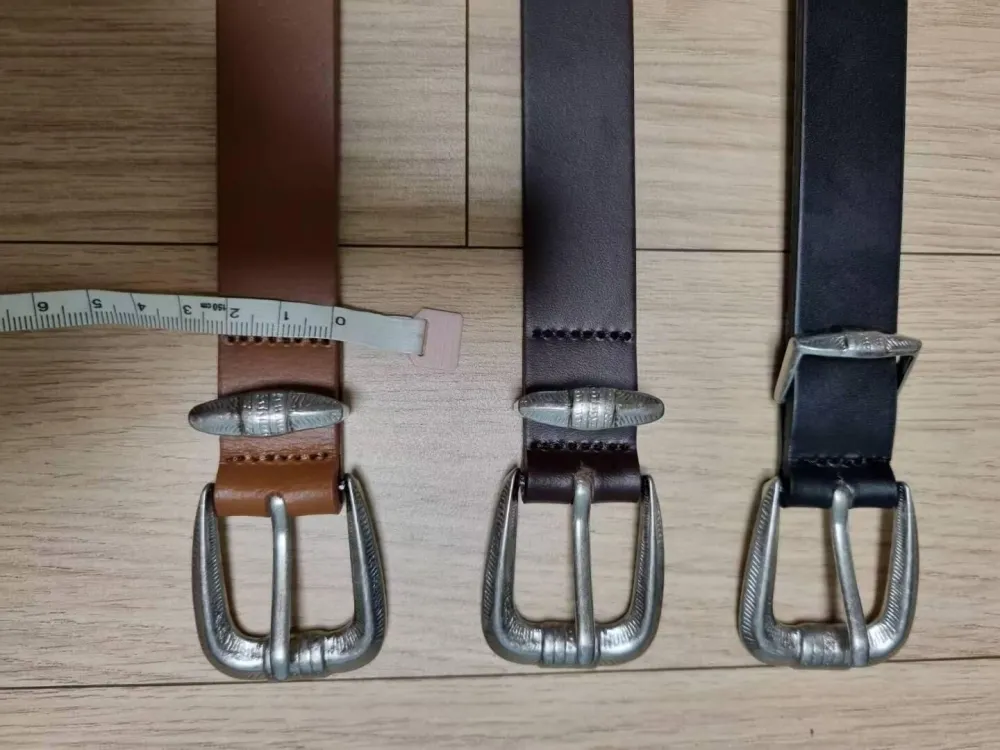 Classic Buckle Soft Leather Belt