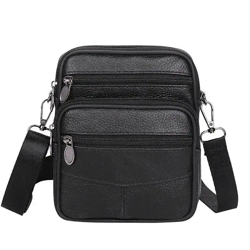 Classic Brown Leather Everyday Messenger Bag