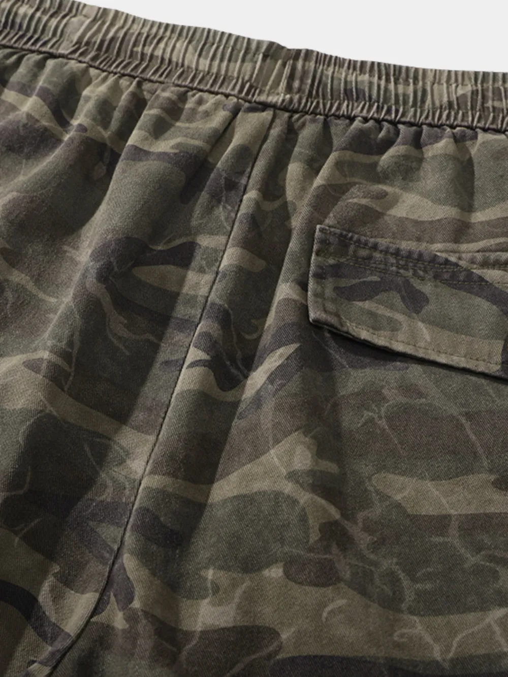 Relaxed Loose Fit Utility Cargo Shorts