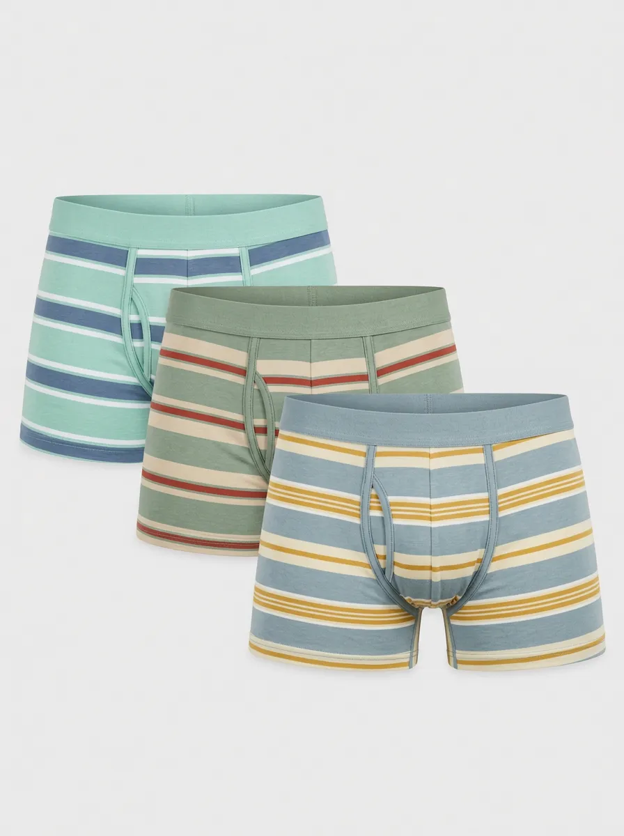 Men's Bennett Stripe Boxer Briefs 3-Pack