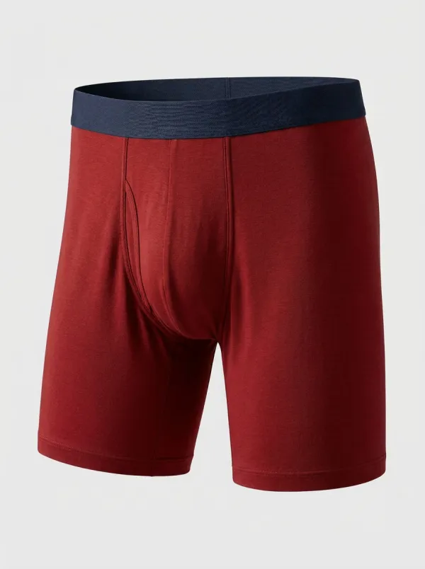 Men's Navy Blue Minimalist Boxer Briefs
