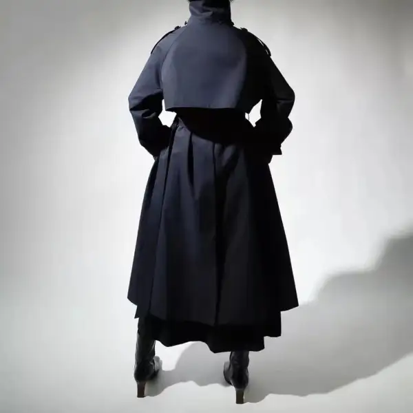 Versatile Waist Tie Trench Coat