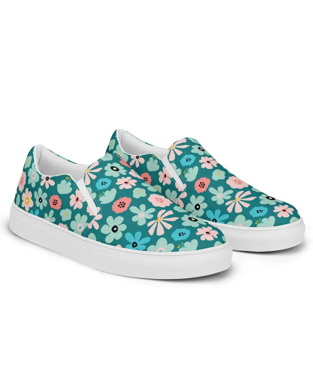 Breezy Floral Slip On Shoes