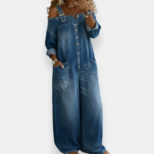 Flowing Easy Fit One Piece Jumpsuit