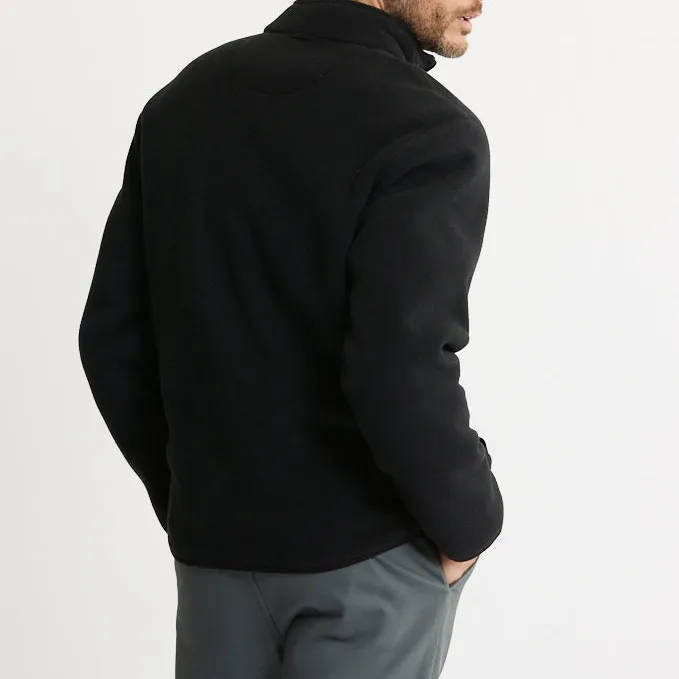 Sherpa Lined Polar Fleece Quarter Zip Pullover