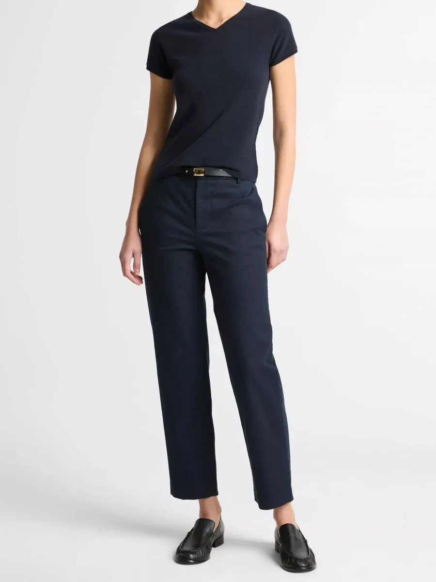 Casual Straight-Leg Pants