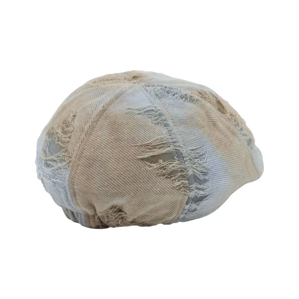 Cotton Distressed Newsboy Cap