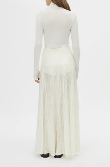 Cream Maxi Skirt