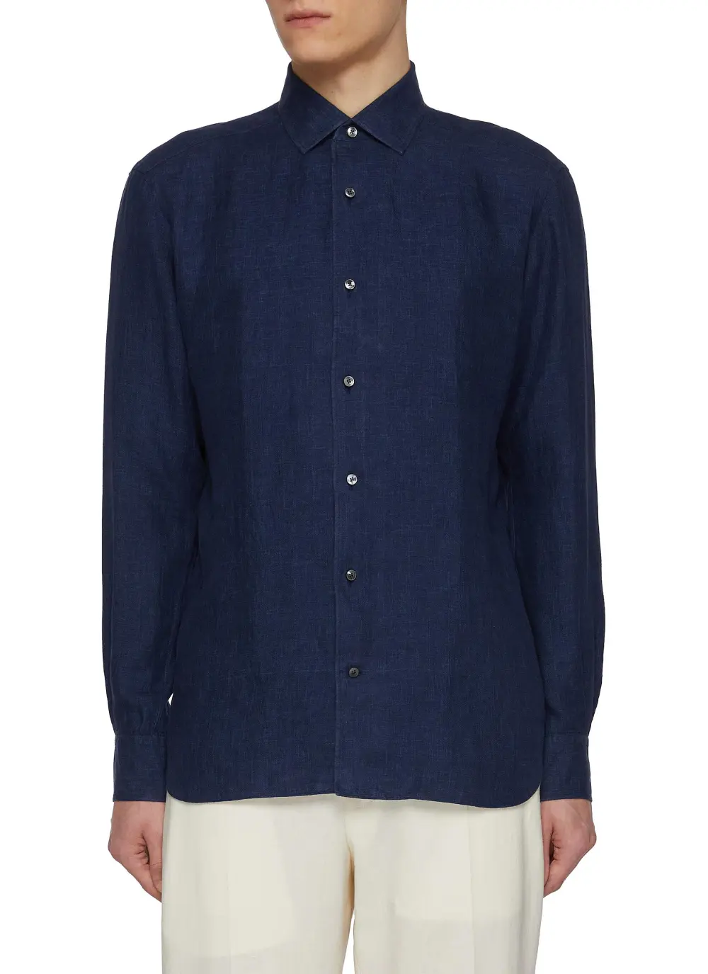 Vintage Simple Pure And Breathable Linen Shirt