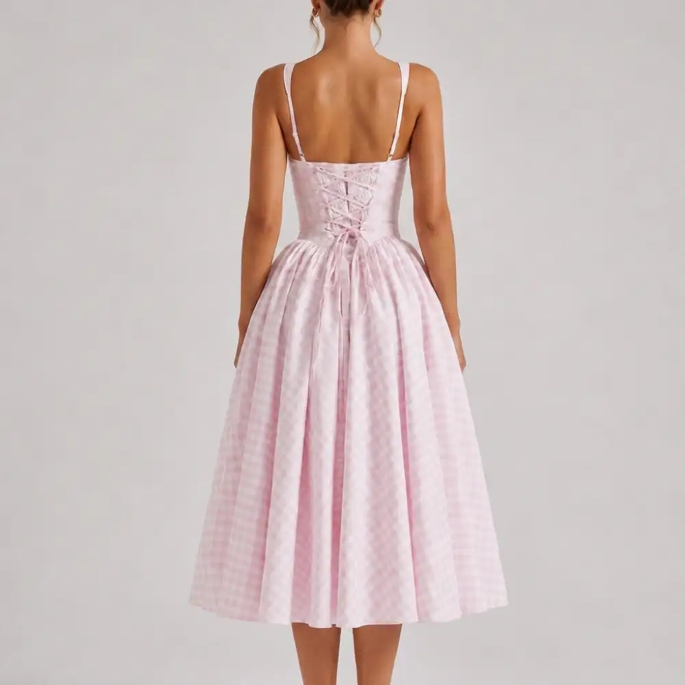 Draped Lightweight Elegant Midi Dress