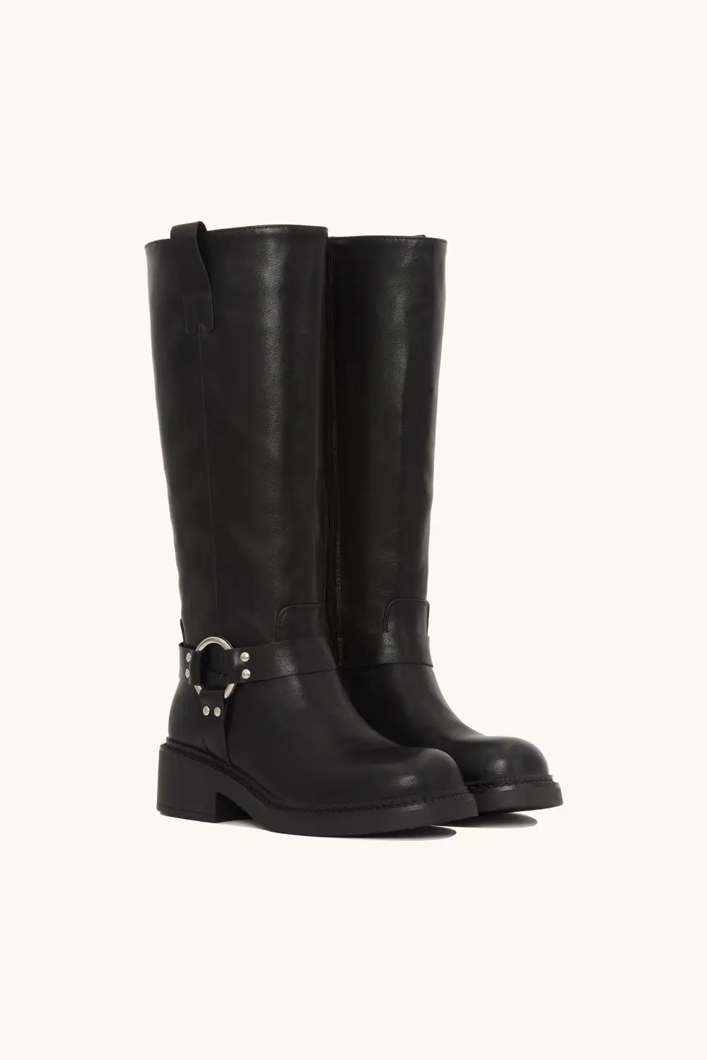 Everyday Buckle Biker Riding Boots