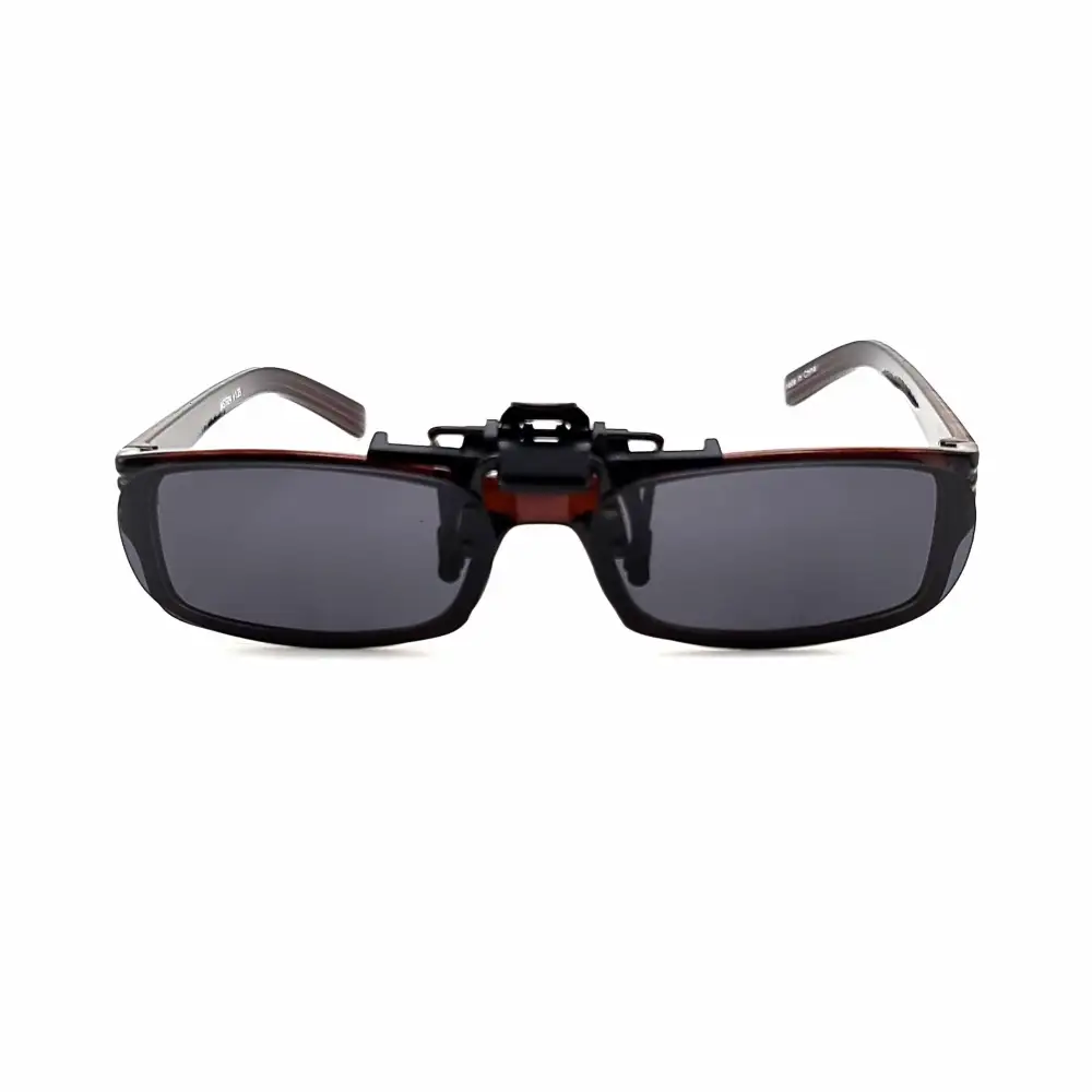 60mm Polarized Flip-Up Clip-On Sunglasses
