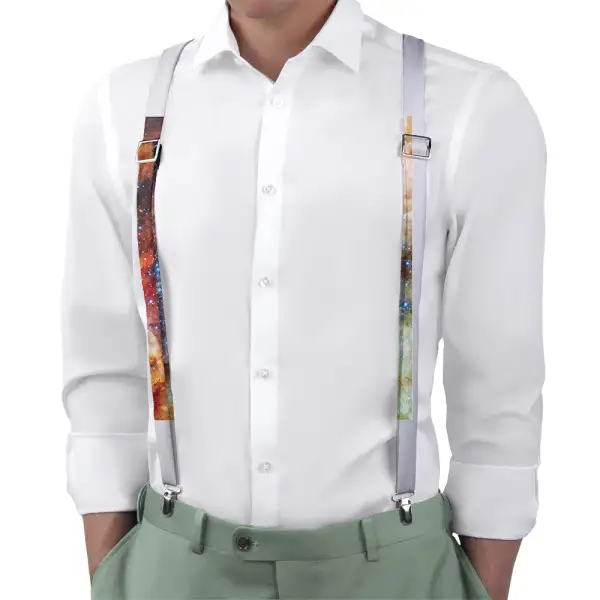Stars Collide Theme Suspenders