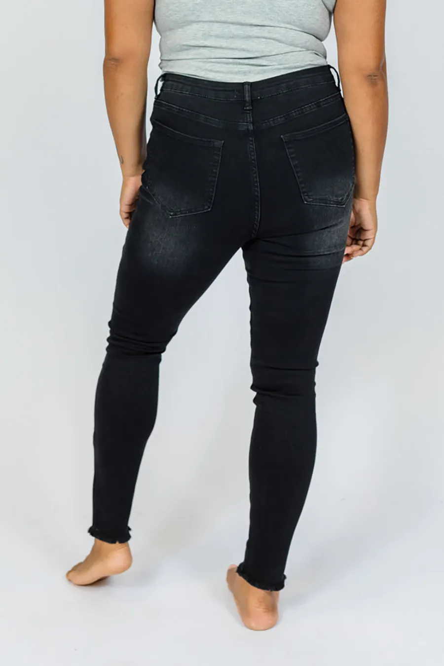 Regular Black Skinny Jeans