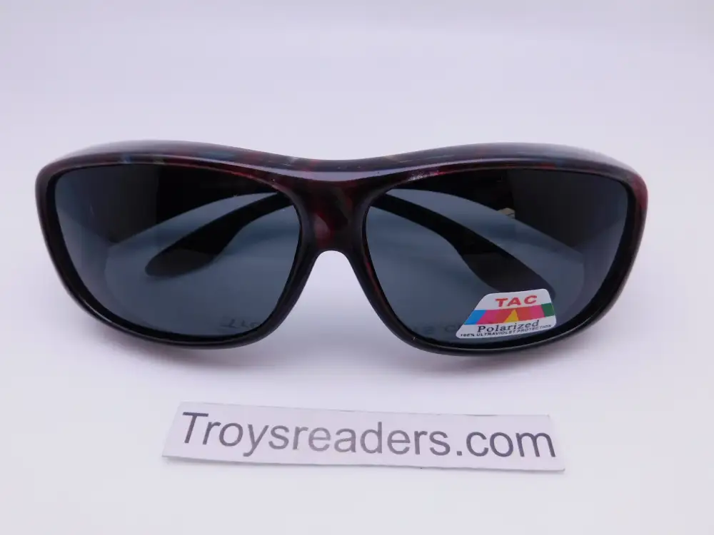 63mm Swirl Polarized Fit-Over Sunglasses