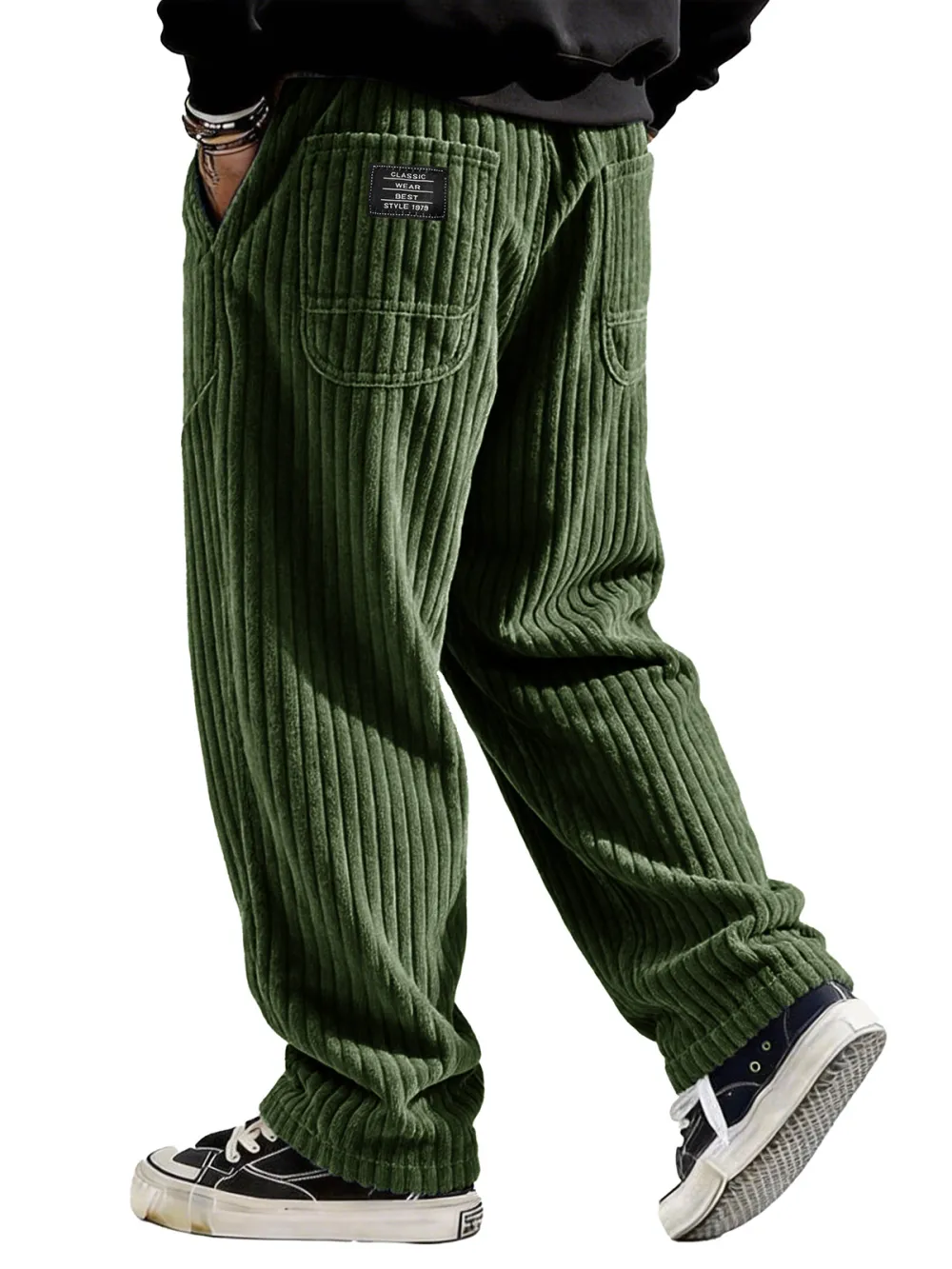 Corduroy Pocket Relaxed Pants