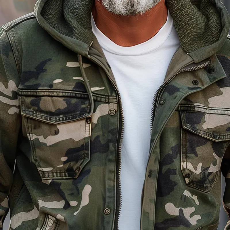 Utility Pocket Camo Jacket