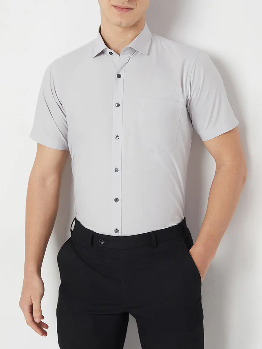 Refined Half Sleeve Men's Formal Shirt