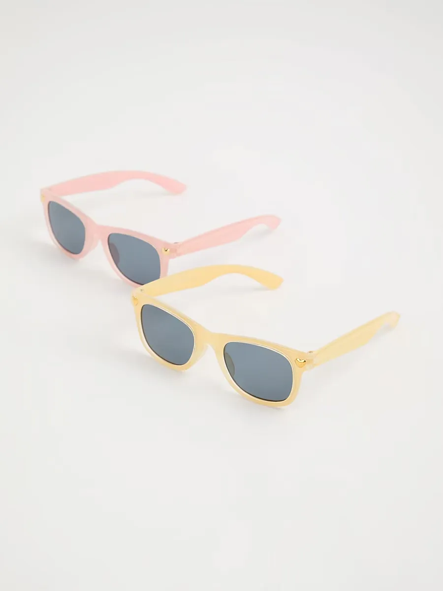 Heart Detail Sunglasses 2 Pack