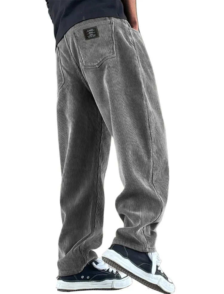 Relaxed Corduroy Utility Pocket Pants