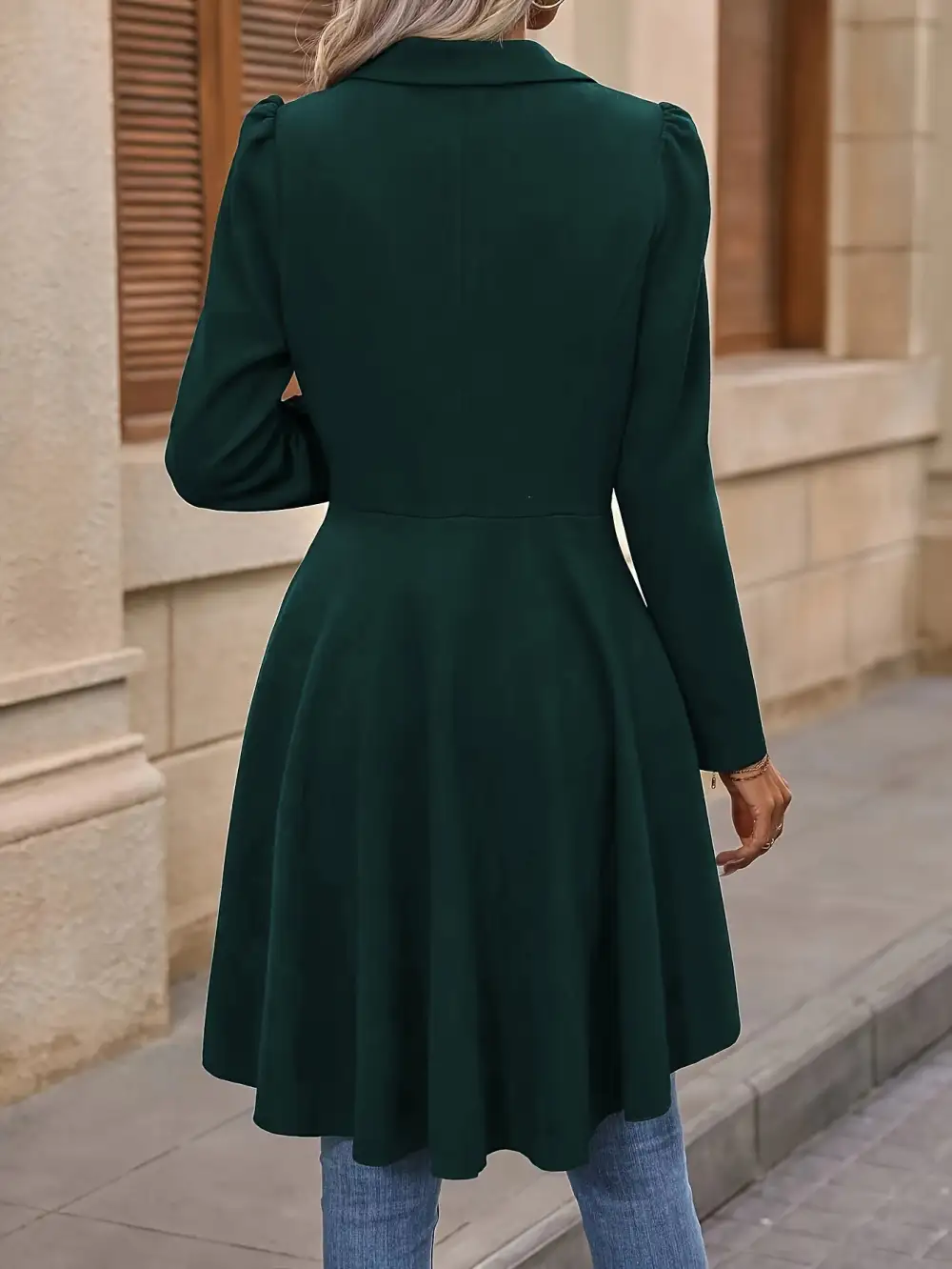 Flared Tailored Blazer