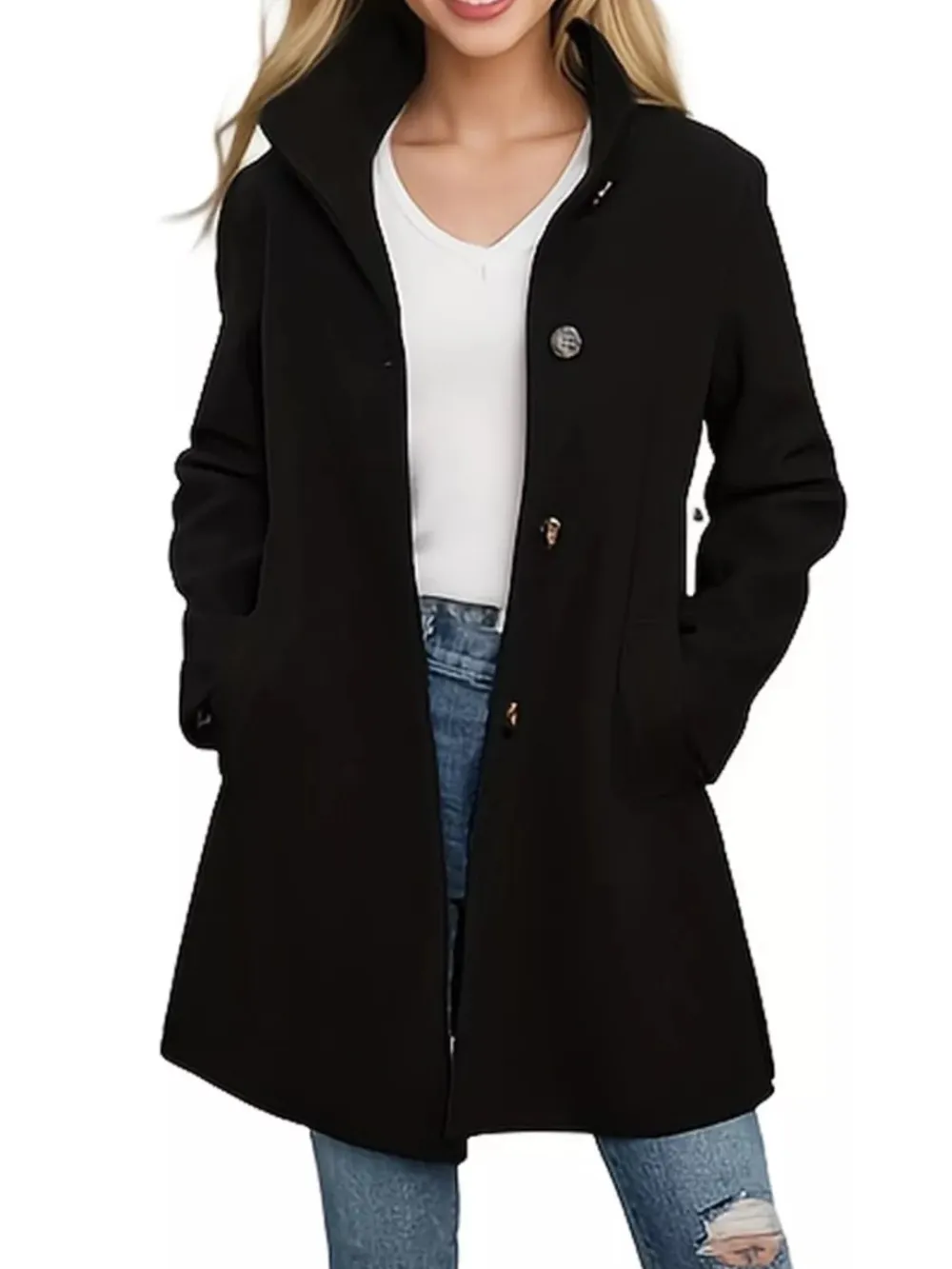 Button-down Long Sleeve Outerwear