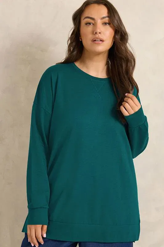 Teal Green Luxe Sweatshirt