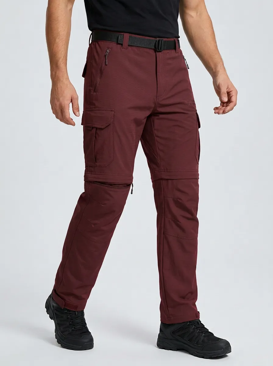Men's Trail All-Terrain Waterproof Zip-Off Tactical Cargo Pants