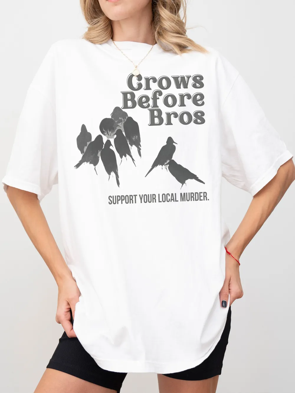 Crows Letter  T-Shirt