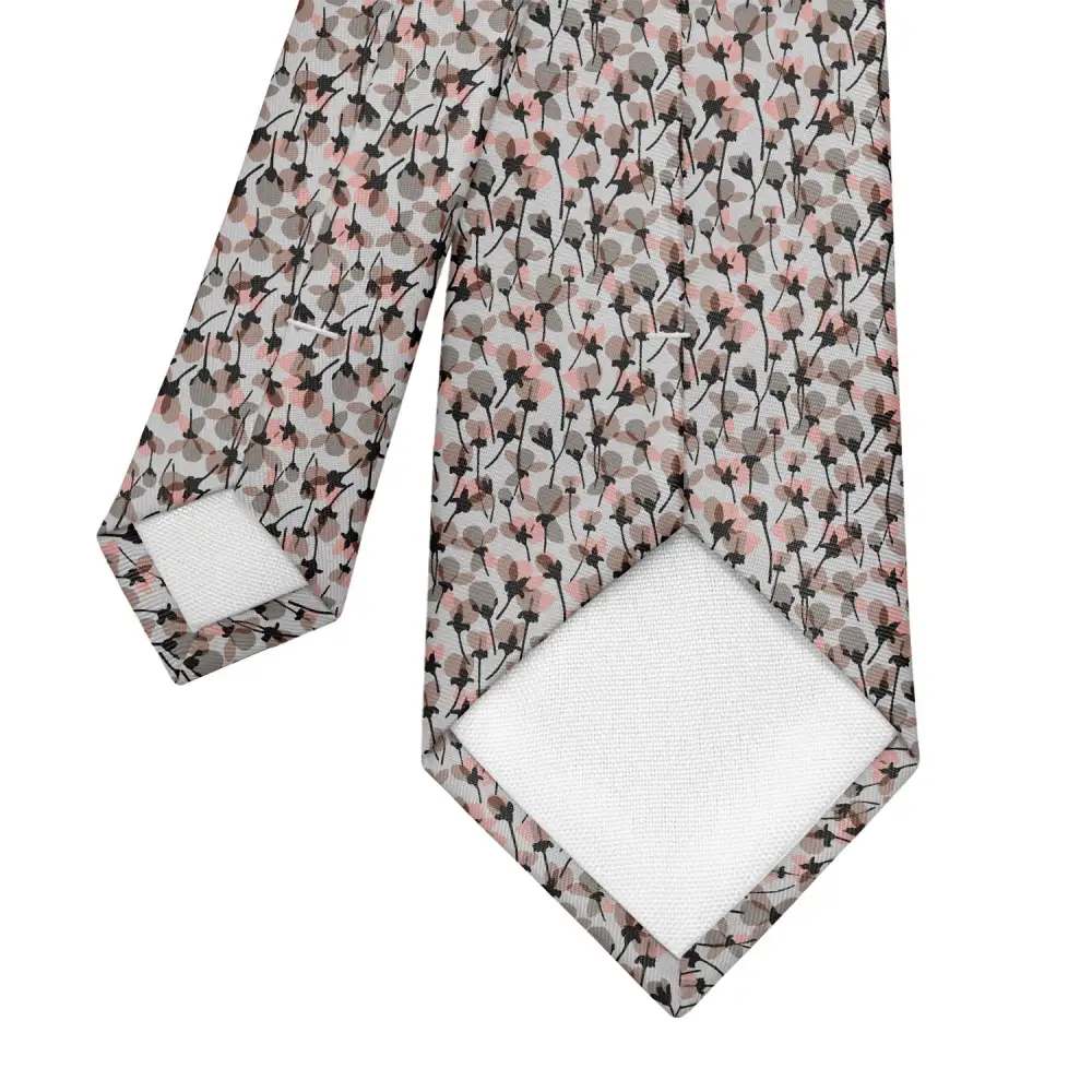 Distinctive Floral Composition Necktie