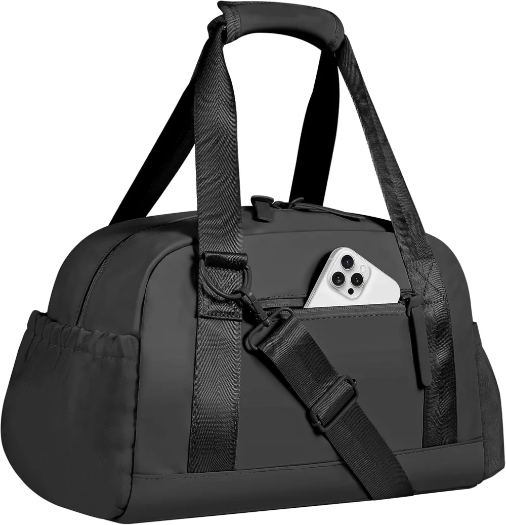 Mini Gym Bag for Women Girls Small Gym Tote Bag with Wet Compartment Waterproof Travel Duffle Bag Cute Workout Sport Bag