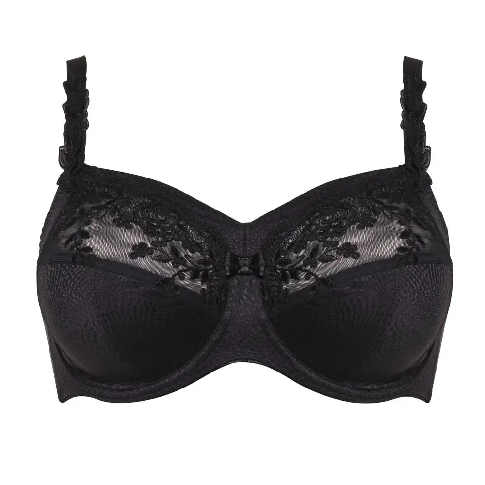 Women's Full Coverage Underwire Side Support Adjustable Straps Bra