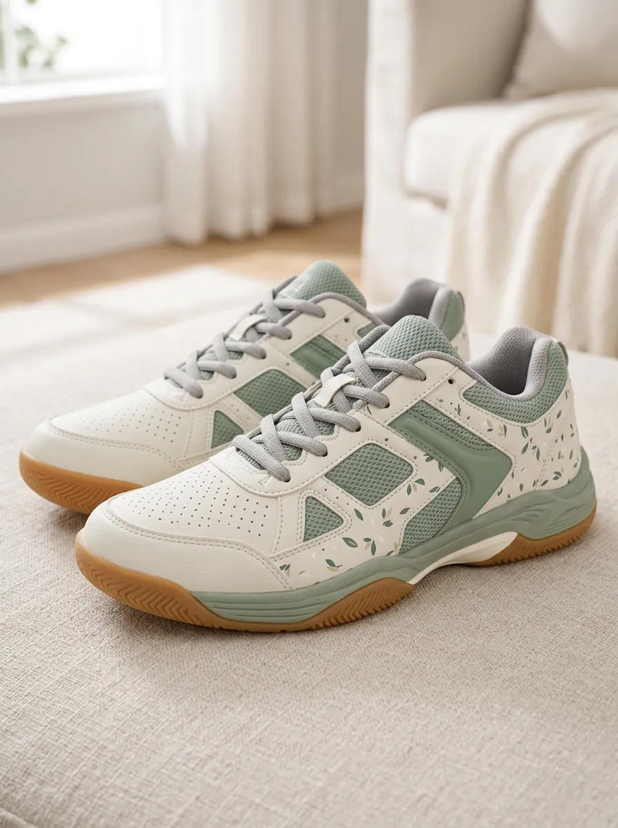 Women's Active Leaf Pattern Printed Sneakers