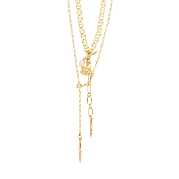 Simple Pearl Crystal Necklace