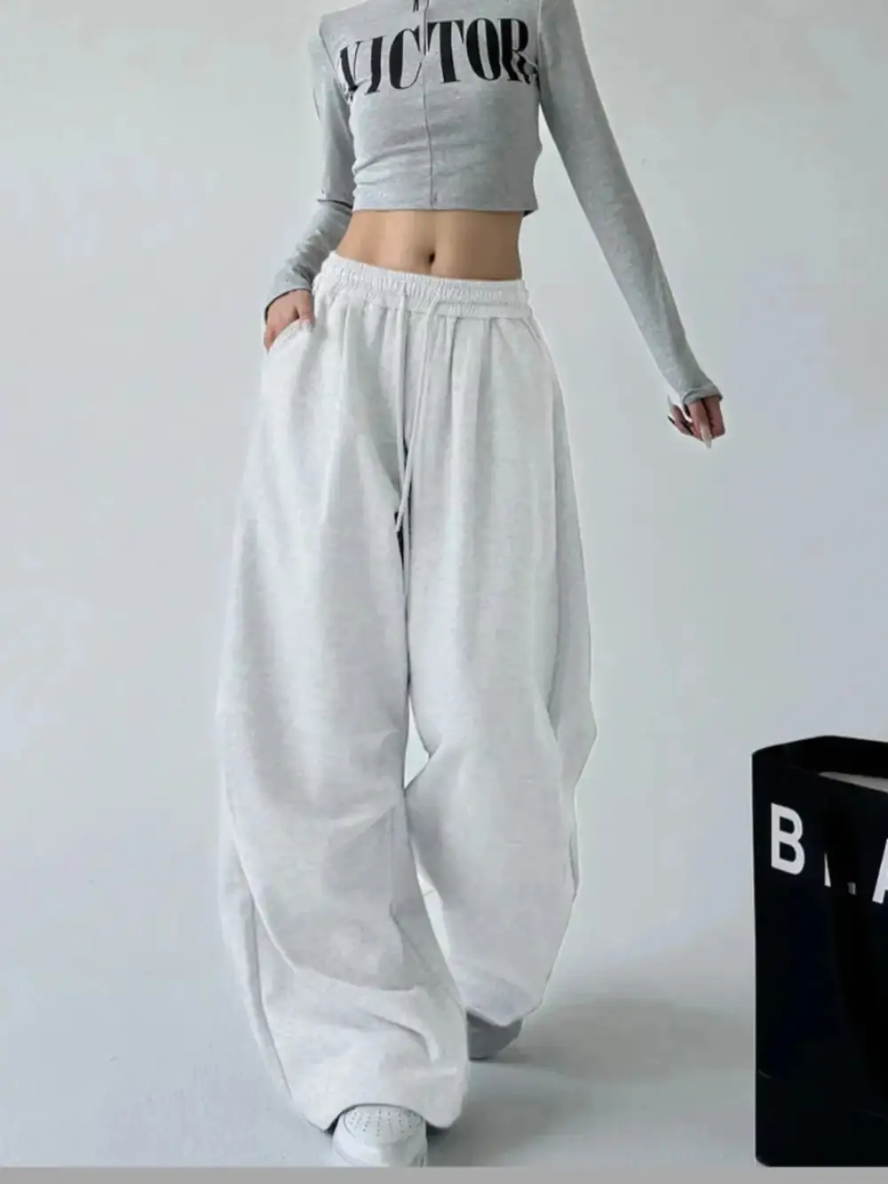 Wide Leg Modern Trousers