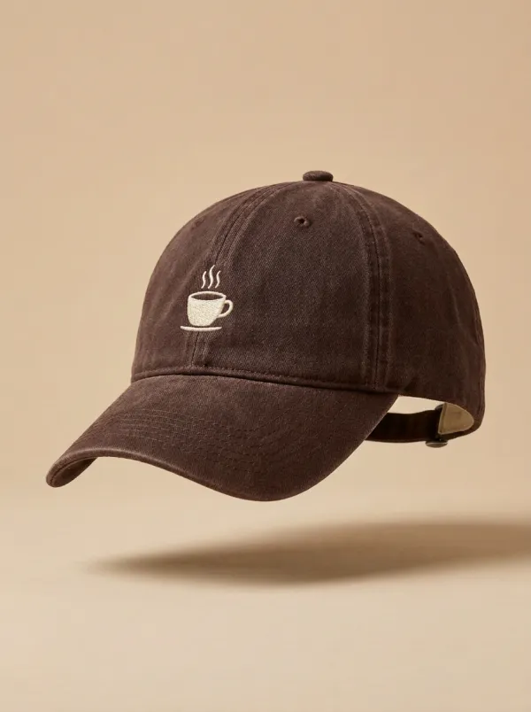 Coffee-Lover Embroidered Unisex Baseball Cap