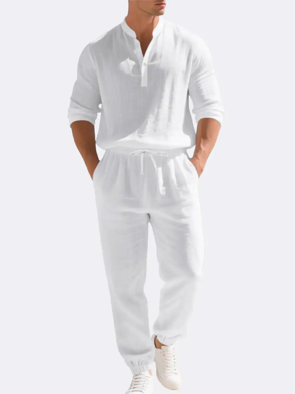 Linen Long Sleeve Set