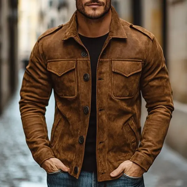 Field Pocket Buttoned Jacket