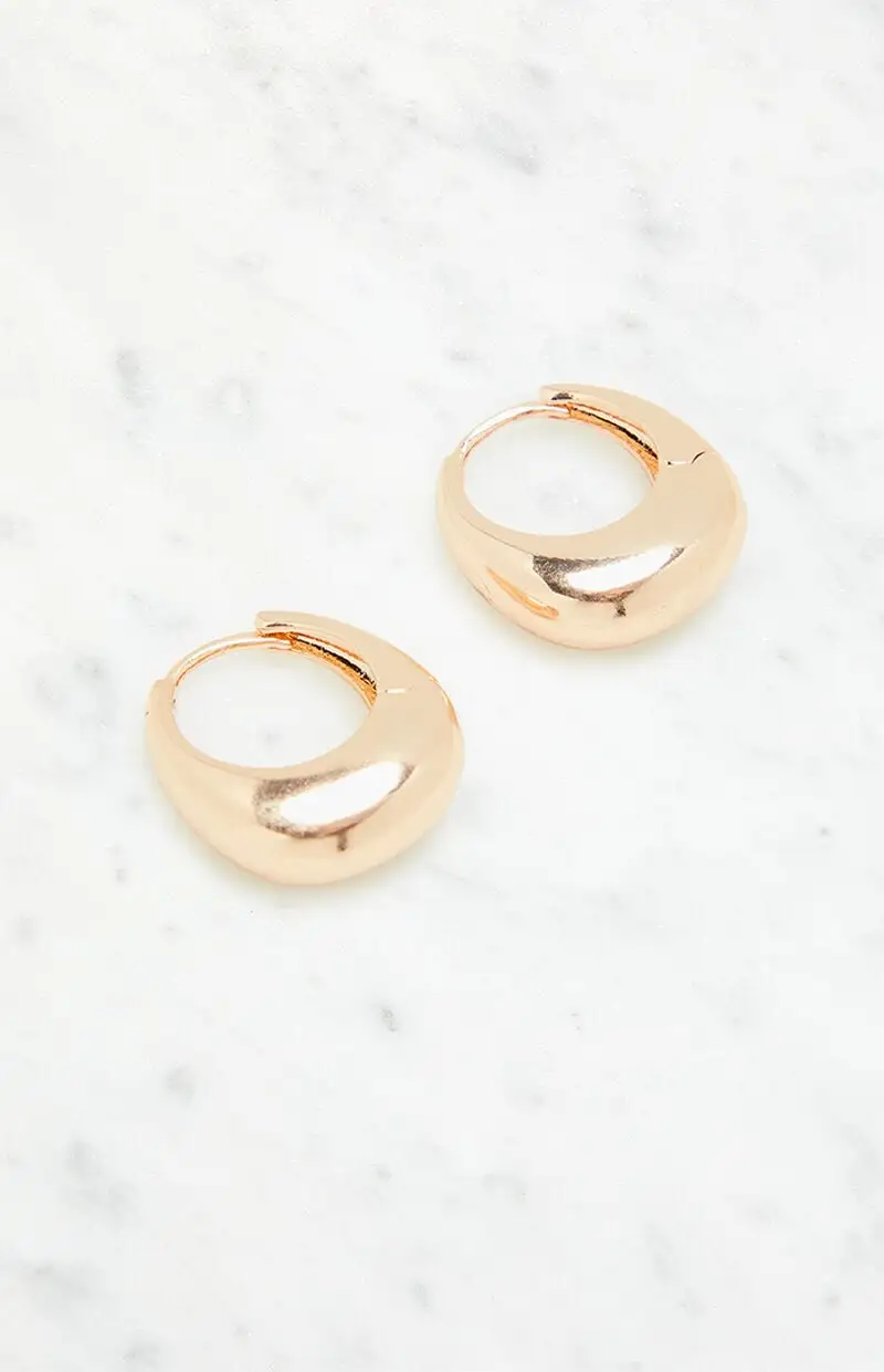 John Galt Gold Hoop Earrings