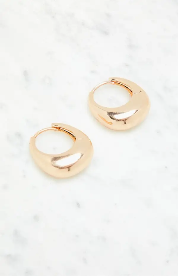 John Galt Gold Hoop Earrings