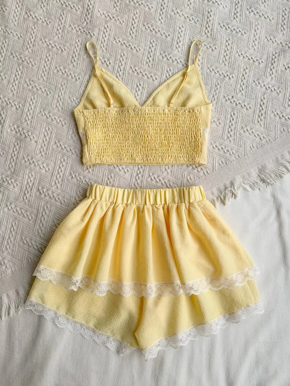 Smocked Cami and Skirt Set