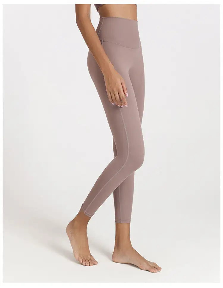 High Waist Pocket Yoga Pants Elastic Soft Quick Dry Leggings