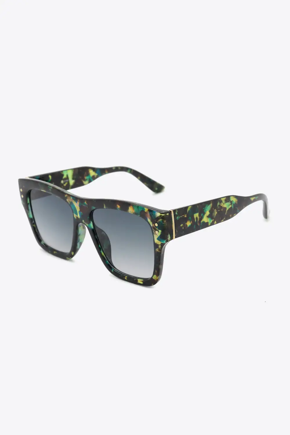 Tapered Square Frame Sunglasses