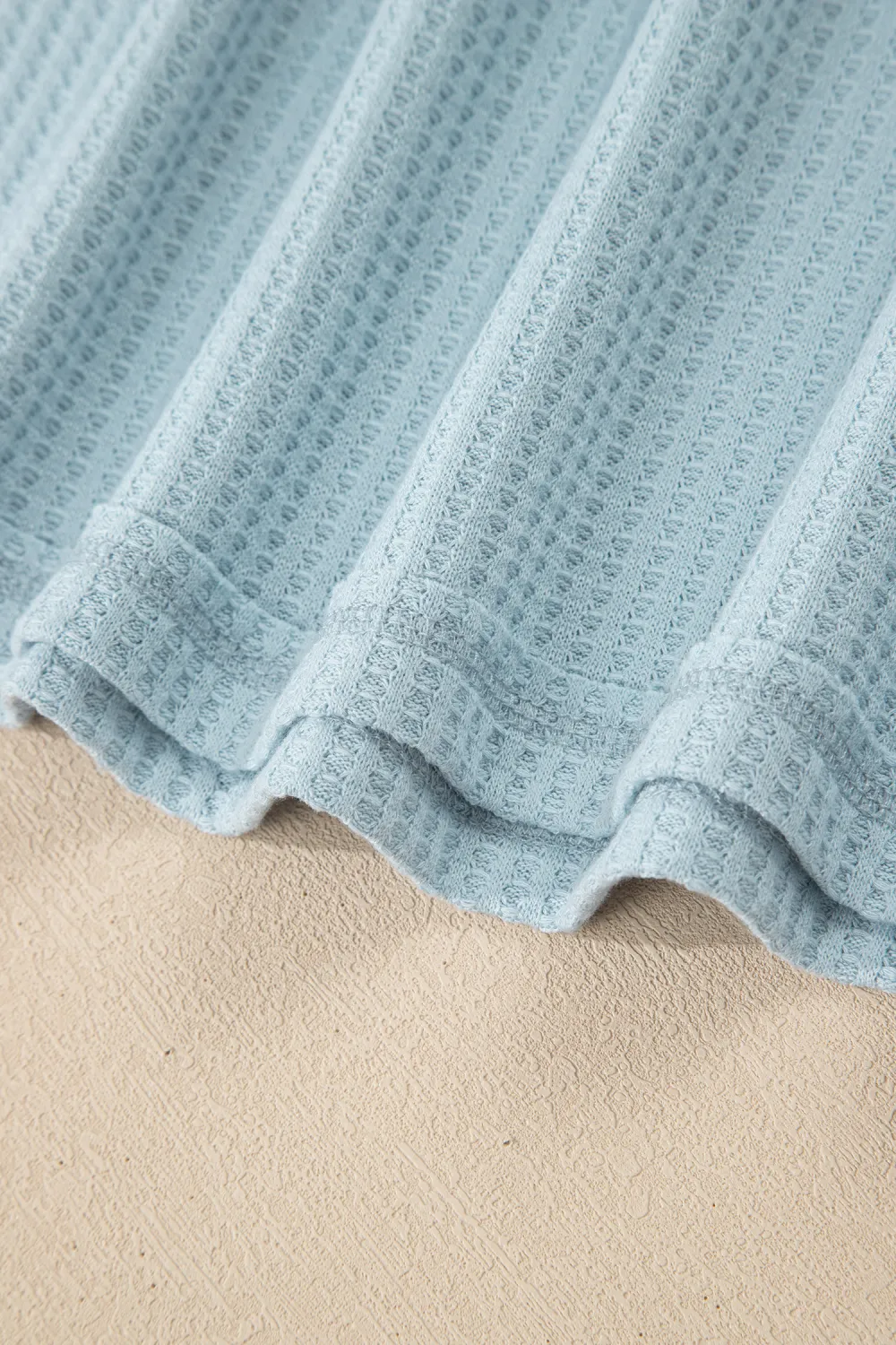Beau Blue Floral Lace Sleeve Top
