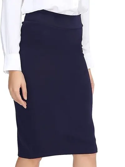 Wrap Style High Waist Skirt