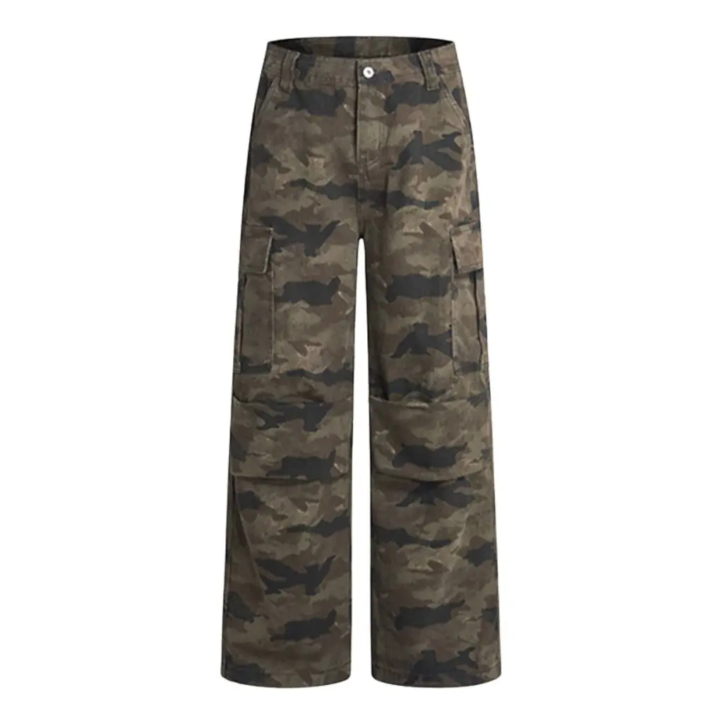 Modern Relaxed Cargo Denim Jeans
